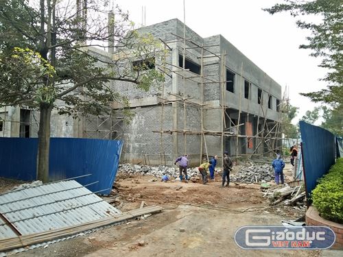 Nhà thầu công trình ở Đại học sư phạm Thái Nguyên chây ì, chậm tiến độ