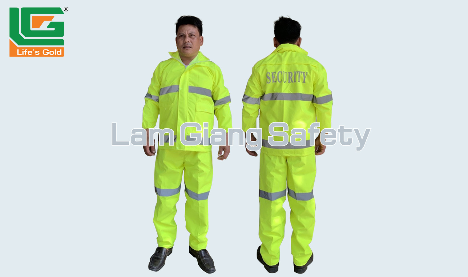 Quần áo mưa phản quang CSGT cao cấp 2 lớp