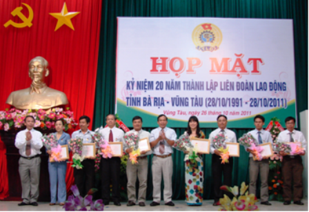 Nhìn lại 20 năm hoạt động Công đoàn tỉnh Bà Rịa - Vũng Tàu