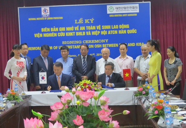 Hợp tác trong lĩnh vực ATVSLĐ giữa NILP và KISA sẽ mang lại nhiều lợi ích cho NLĐ
